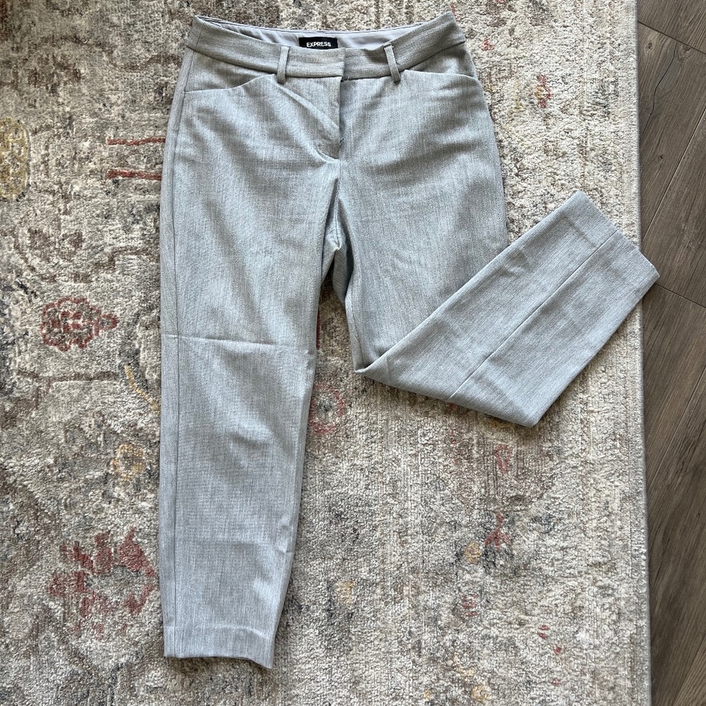 Express Publicist Ankle Mid-Rise Trousers - (6S)